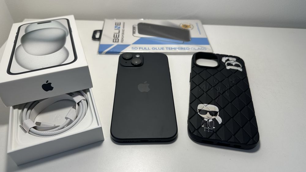 iPhone 15 Black 128GB bateria 91%