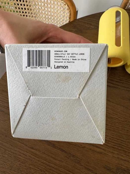 Butelka na wode Bink Day Lemon, 800 ml