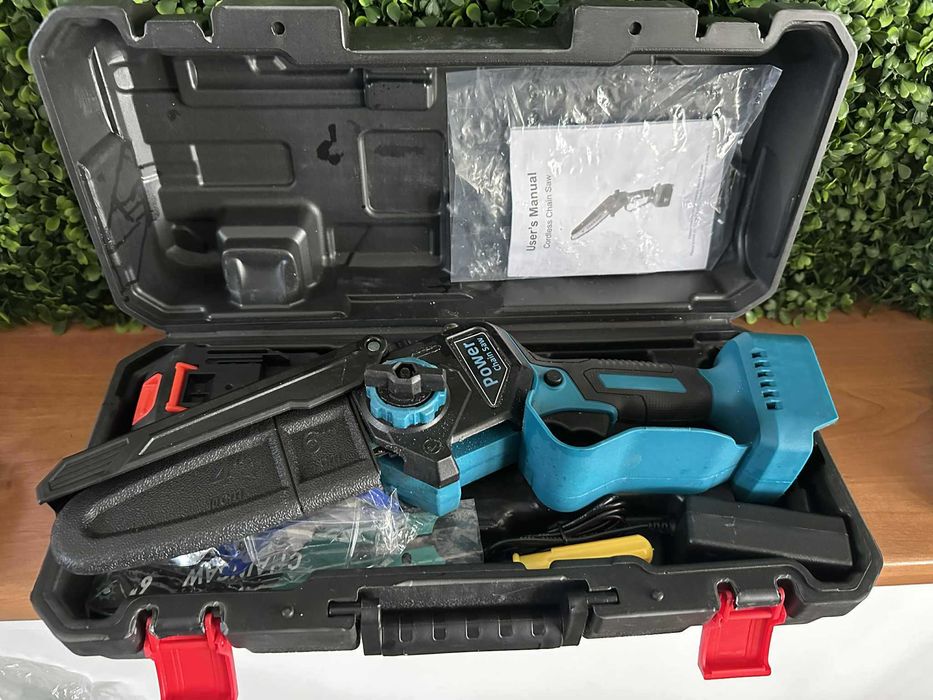 Piła Elektryczna 6 Cali 40000RPM Mini Piła Łańcuchowa do Ogrodu