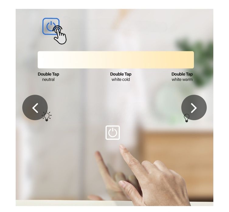 Szafka łazienkowa led