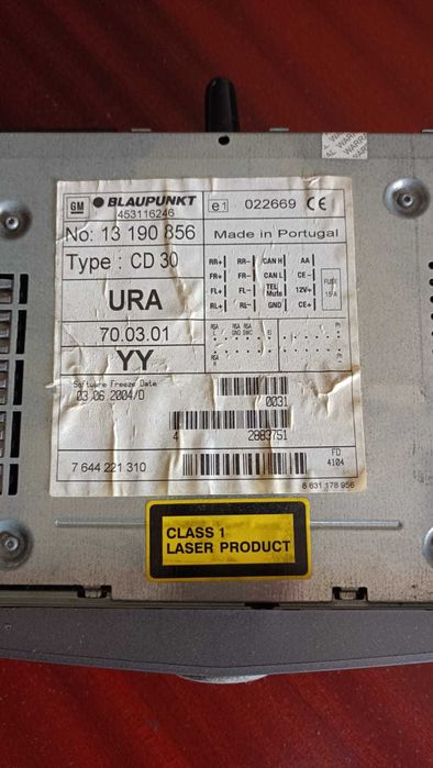 radio origem opel astra h