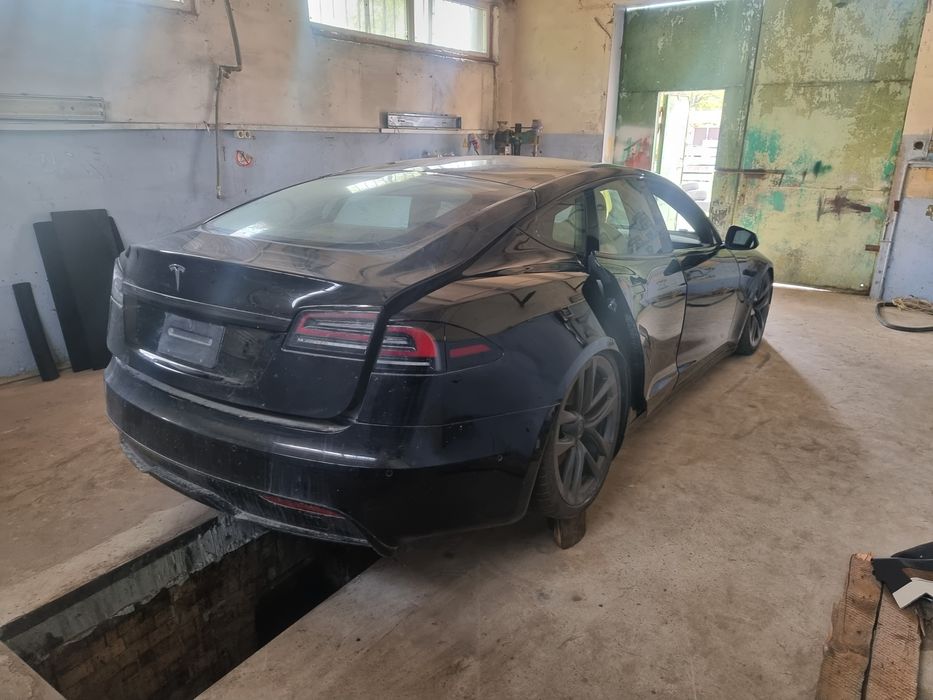 Розборка Tesla model S 2021-2023 Plaid, капот, крило, бампер, ляда