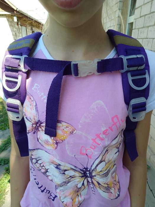 Рюкзак Kite для девочки. 1-4 класс. Каркасный.