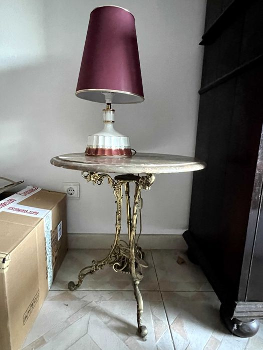 mesa de chá redonda