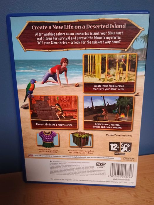 The SIms 2 Castaway PS2 PlayStation 2 angielska komplet