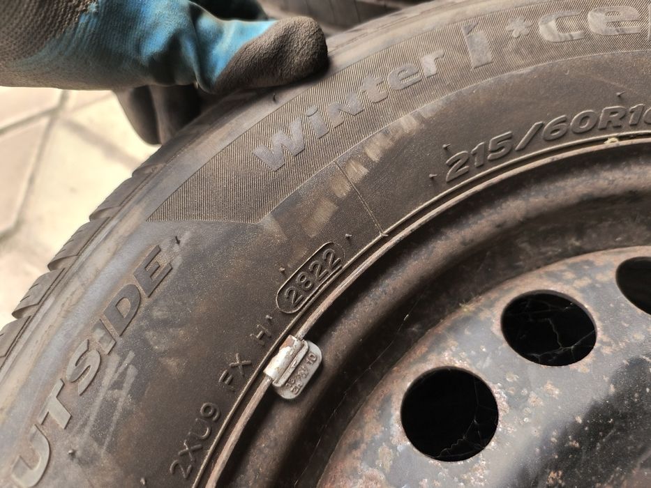 215/60R16 Hankook 2022рік зимова пара