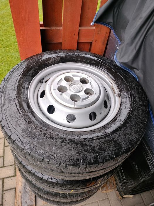 Felgi stalowe 16 cali fiat Ducato 5x130 + dekielki