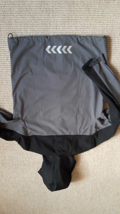 Nowa męska kurtka softshell z kapturem L Seven for 7 szaro-czarna