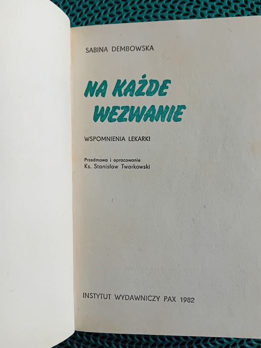 Na każde wezwanie-Sabina Dembowska