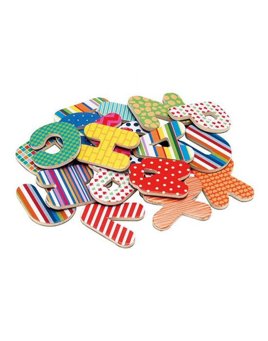 Imaginarium Magneto Natural ABC Letras magnéticas de madeira