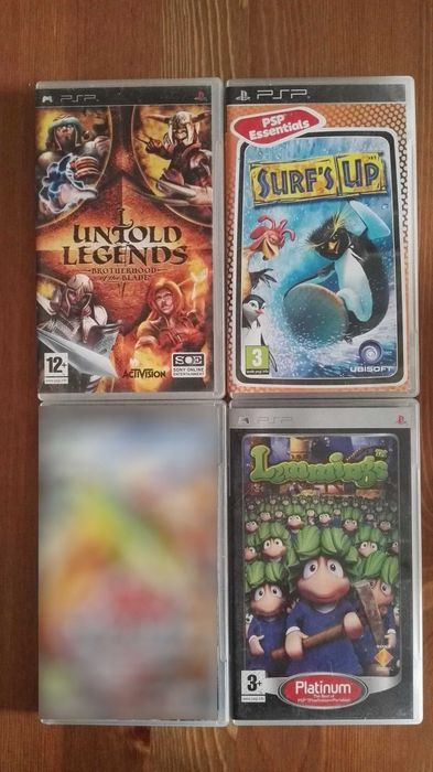 Gry PSP Silverfall Untold Legends Lemmings Surfs Up Secret Agent Clank
