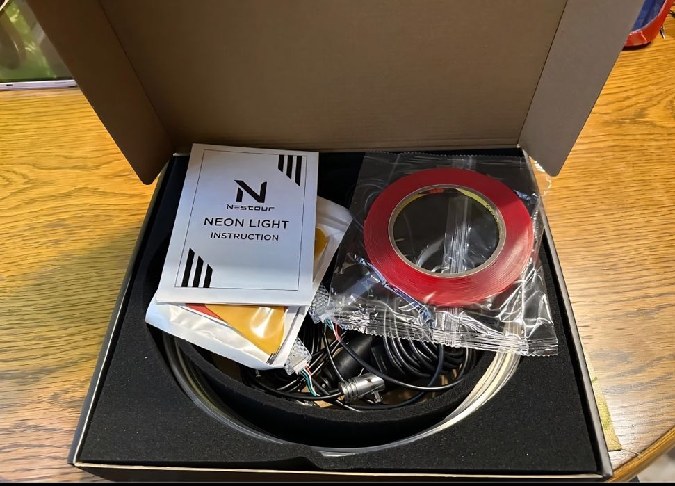 Nestour Tesla led neon ambient