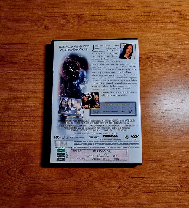 FELIZ ACASO (John Cusack/Kate Beckinsale) Destino com sentido de humor