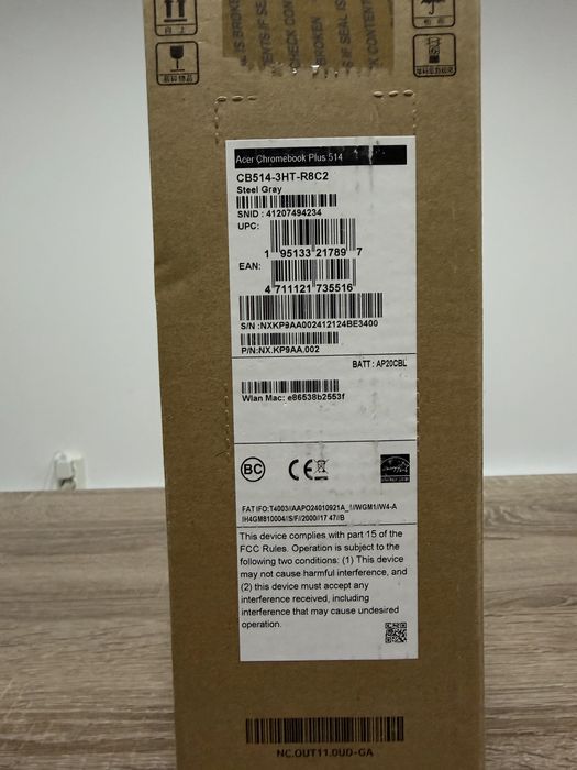 Acer Chromebook Plus Touchscreen / 8GB / 256GB / Ryzen 3 / Новий