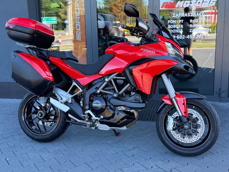 Ducati Multistrada 1200 S Touring 2014r Bezwypadkowa , Po Serwisie DESMO ! rej.PL DOSTAWA