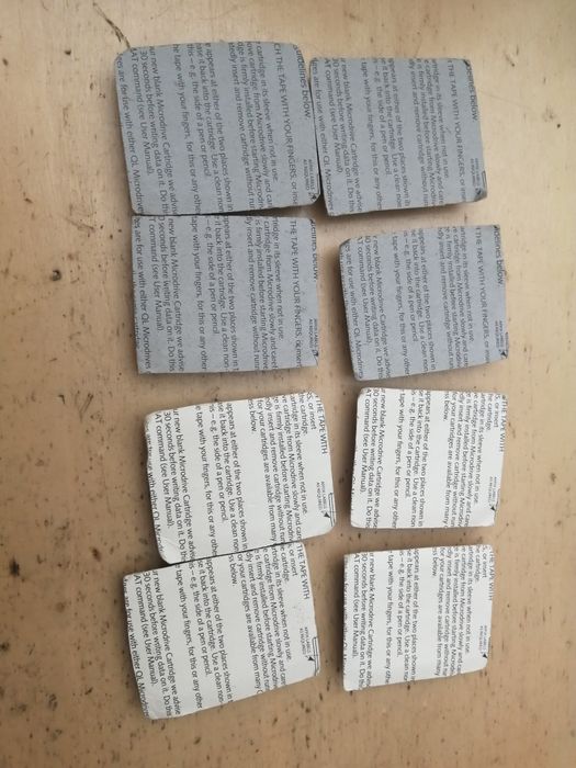 Microdrives Sinclair (lacrados) por Material Retro da Commodore