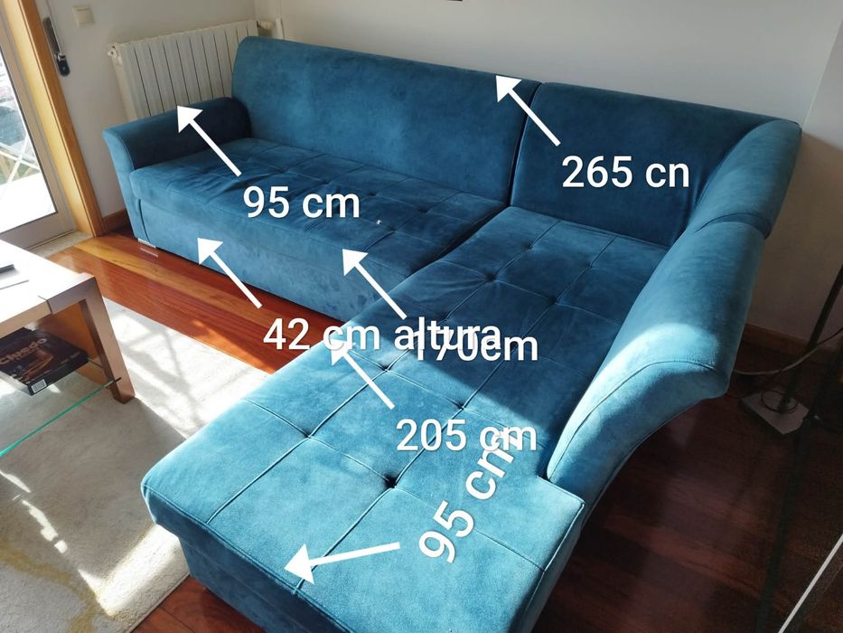 Sofá  chaise-longue