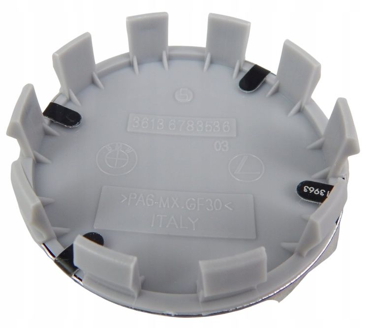 *NOWE* Dekielki 68mm BMW komplet 4szt. dekle zaślepki kapsle czarne