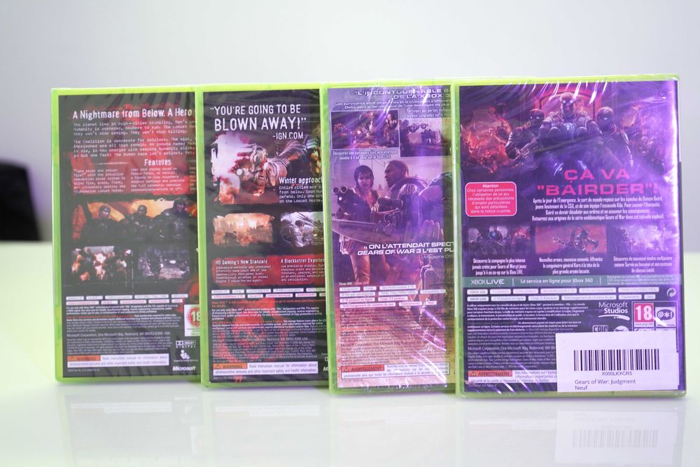 Gears of War - TODOS OS 4 JOGOS