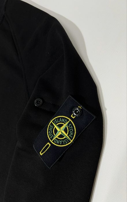 Зіпка Stone Island | Чоловіча кофта Стон Айленд | Стонік Чорний