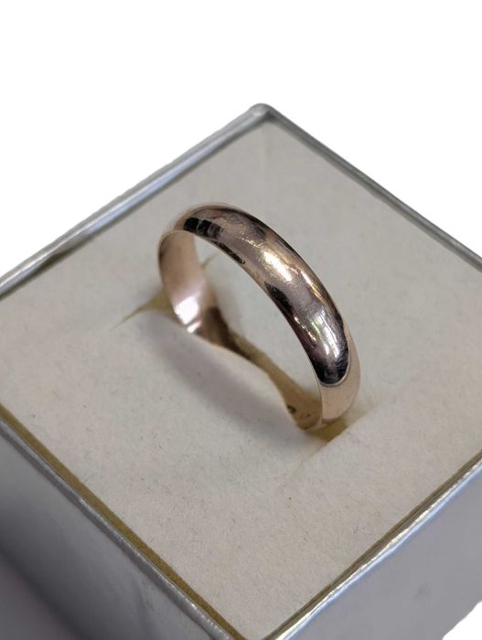 Złota obrączka 375 9K 3,27 g r. 29,5