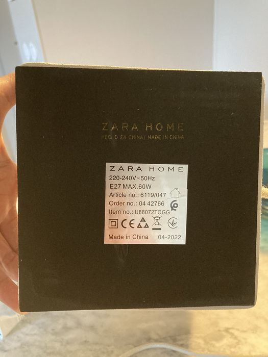 Candeeiros Zara Home