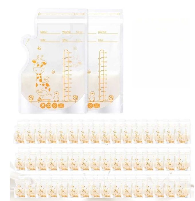 Sacos conservação leite materno