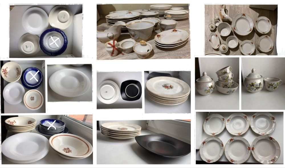 Столові сервізи. Тарілки