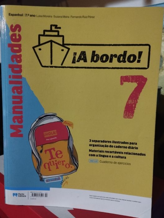 Caderno de manualidades da disciplina de espanhol do 7o ano