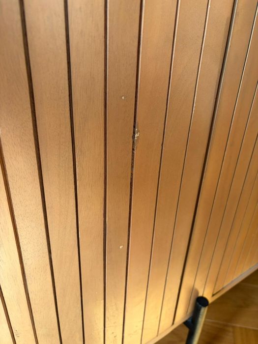 Komoda drewniana Licia Kave Home - lite drewno mango