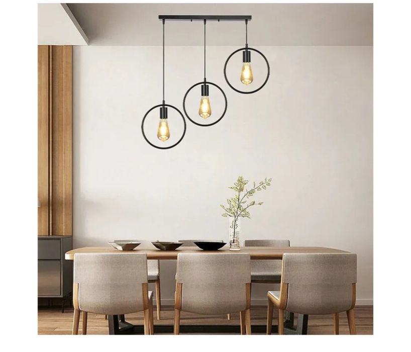 3-drożny sufitowa lampa wisząca