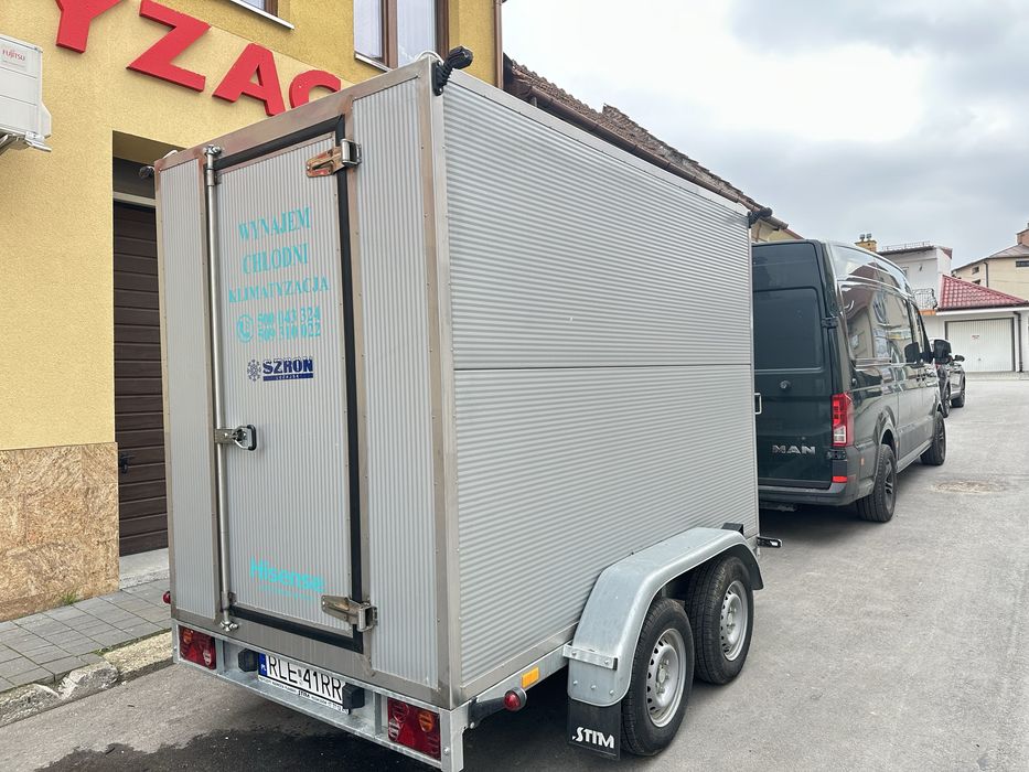 WYNAJEM CHŁODNI  mobilna chłodnia przyczepka komunia / wesele