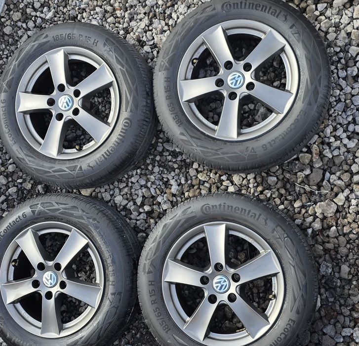 4x Koła 185 65 R15 Felgi 5x112 ET 43 VW Skoda Audi Seat