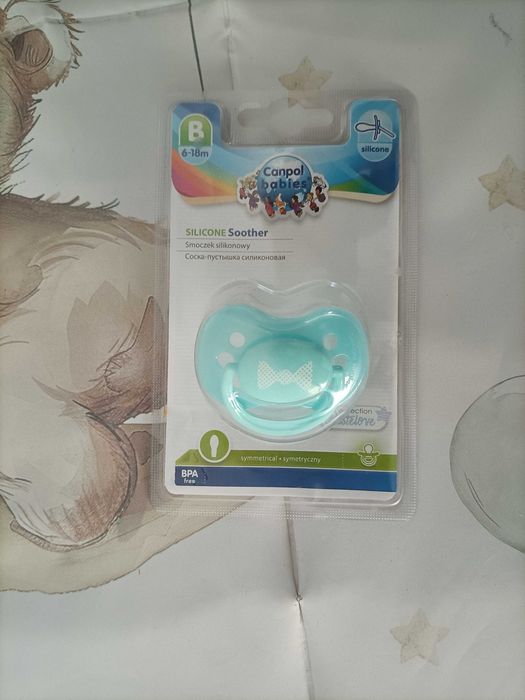 CANPOL BABIES Smoczek uspokajający 6-18m Miętowy