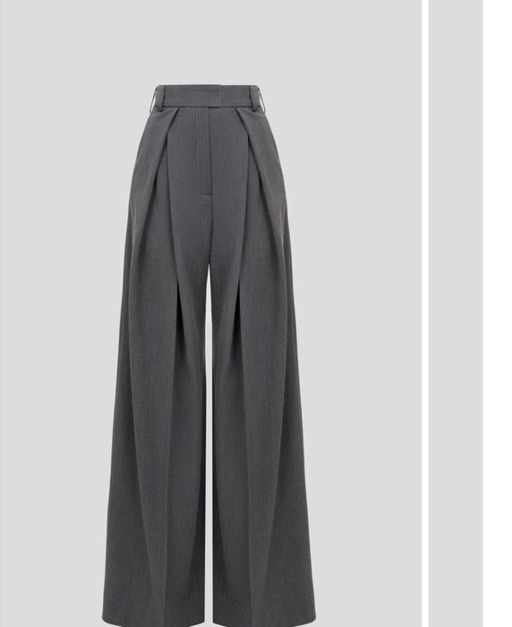 Продам сірі широкі брюки S