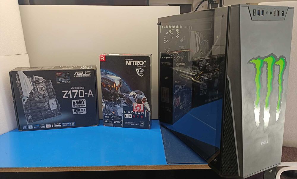 Computador Gaming Intel i5 7500 + Radeon RX570 + 16 Gb RAM