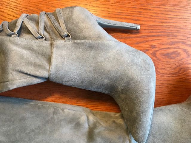 kozaczki zamszowe nowe piękne wiązanie