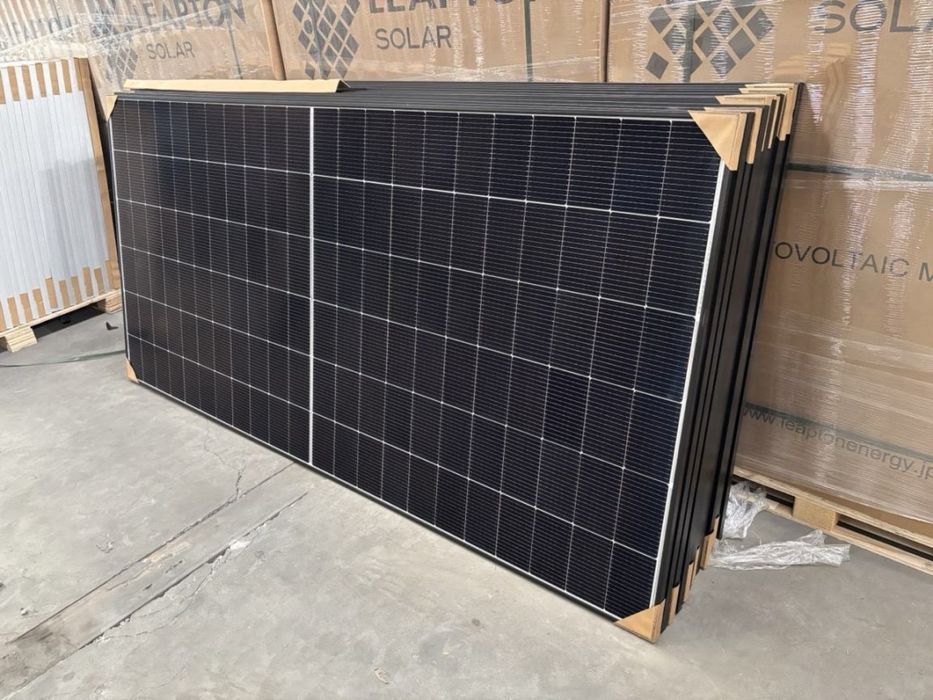 Сонячні панелі Leapton Solar 620W bifacial black