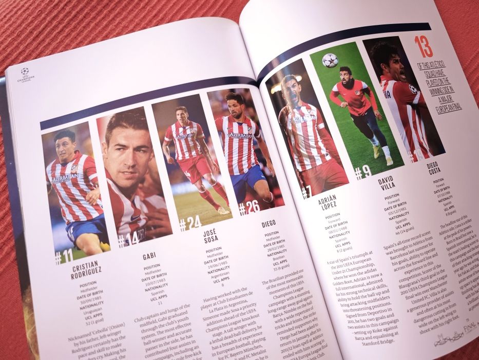 Programa Oficial Final Champions 2014 - Real Madrid/Atlético Madrid