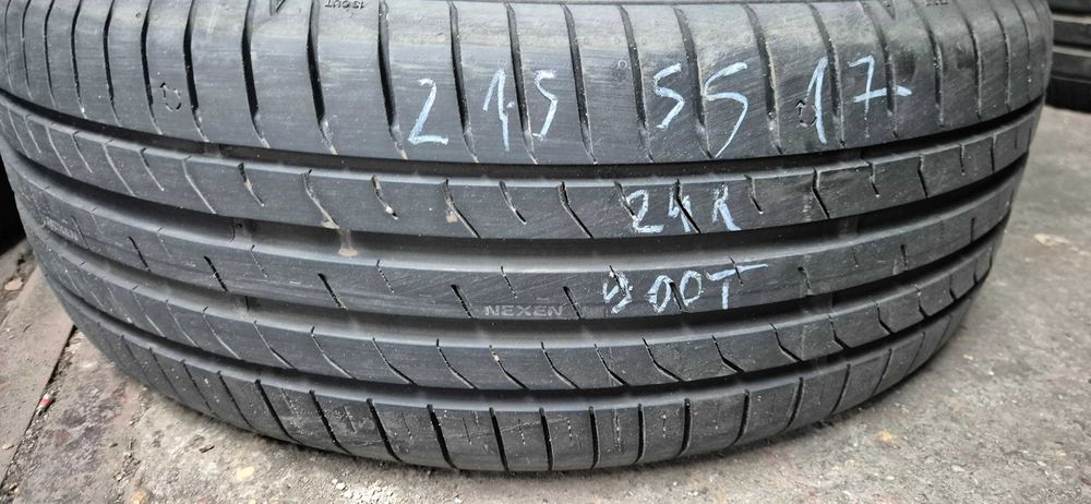 4szt opony letnie Nexen _ Jak nowe _ 215/55/17