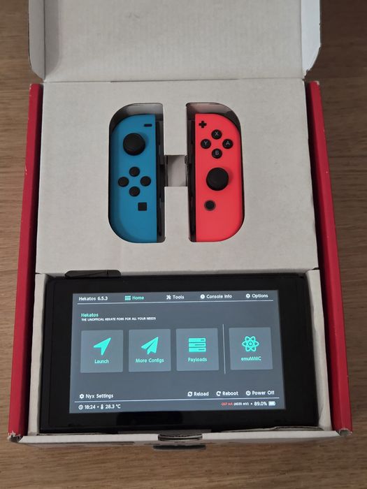 Nintendo Switch V2 desbloqueada Mod Cfw UNLOCKED