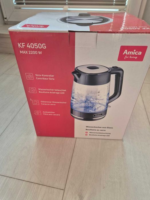 Czajnik elektryczny Amica KF4050G Nowy Gwarancja