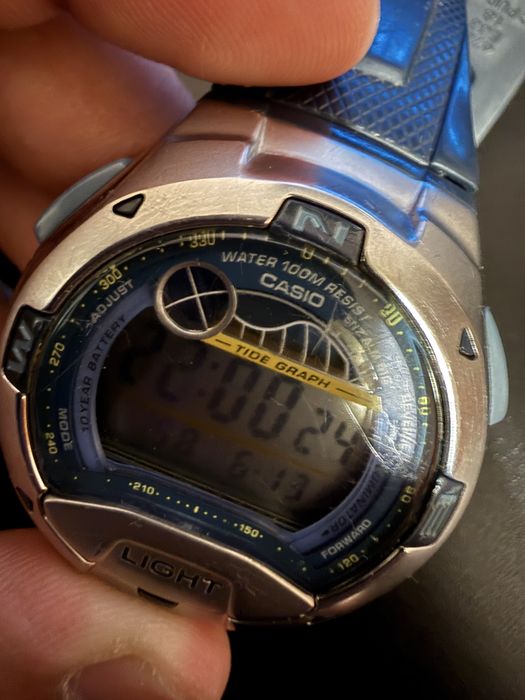 Часы мужские Casio W-753-2AVES электронные водонепроницаемые