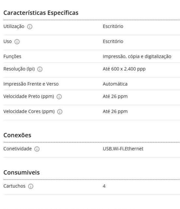 Impressora brother laser