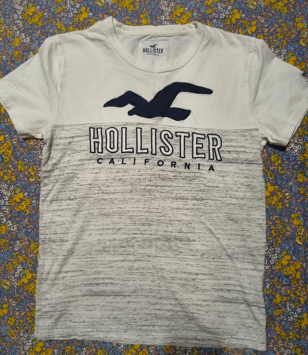 Bluzka t-shirt Hollister roz. XS