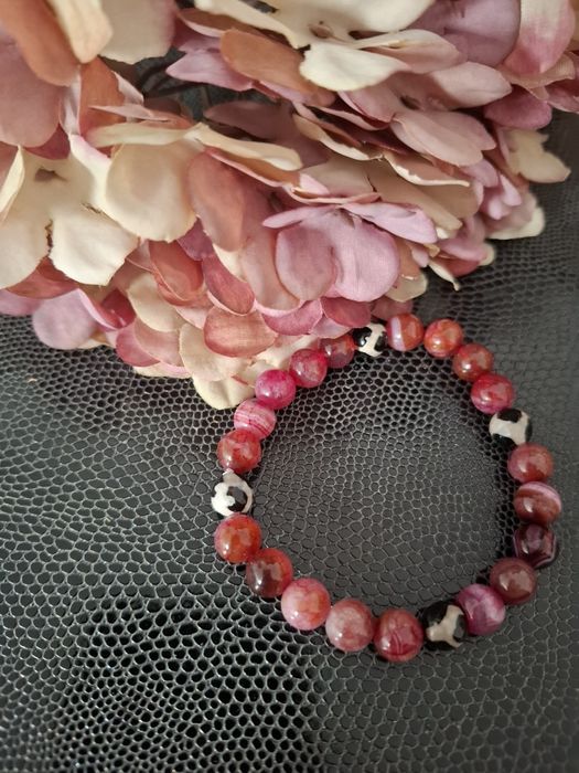 Bransoletka handmade z naturalnych kamieni