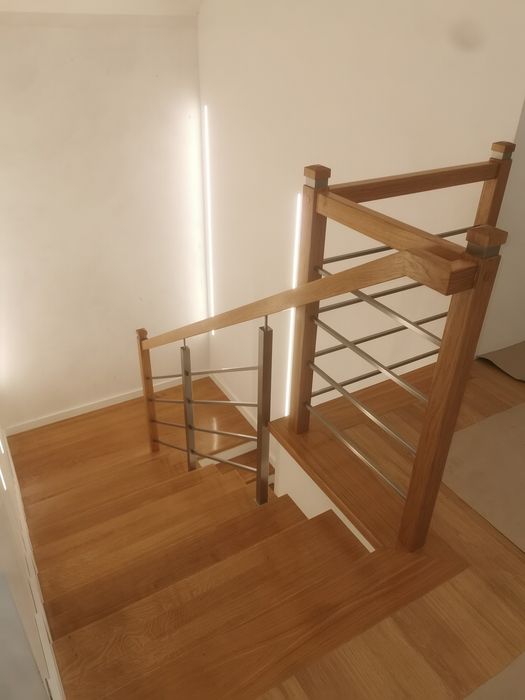 Schody drewniane,renowacja starych