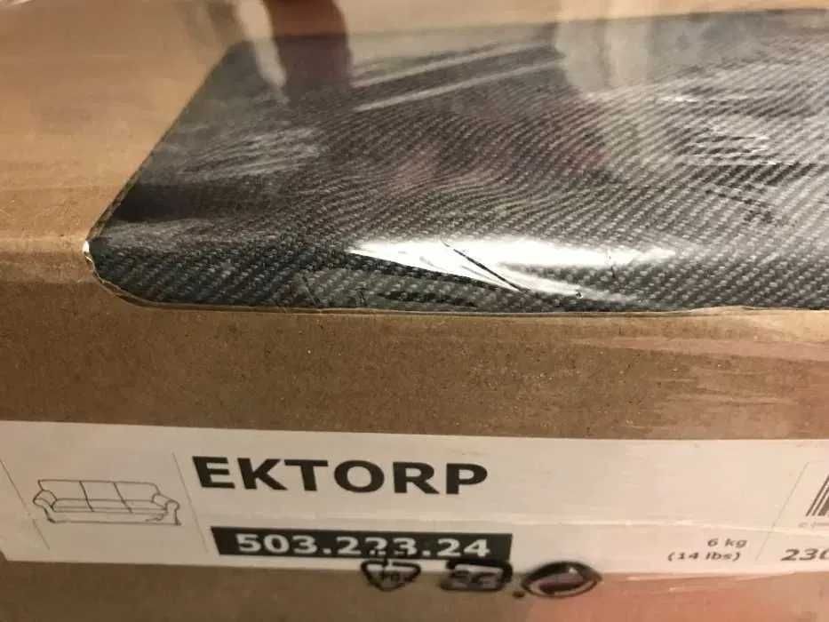 NOWY 3-os. pokrowiec, pokrycie IKEA EKTORP Nordvalla 503.223.24 SZARY