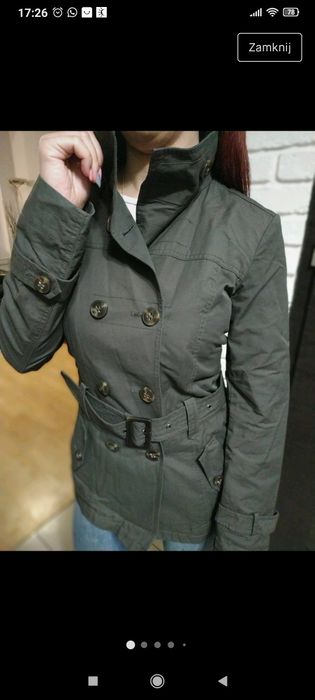 Płaszczyk wiosna jesień Esprit rozm S