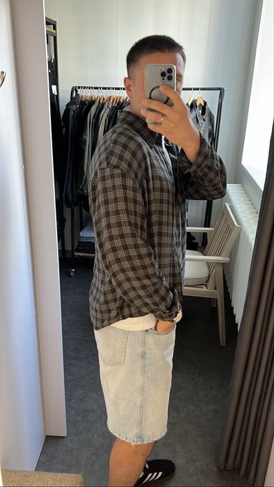 NEW ORIGINAL ! Чоловіча сорочка ZARA в клітинку